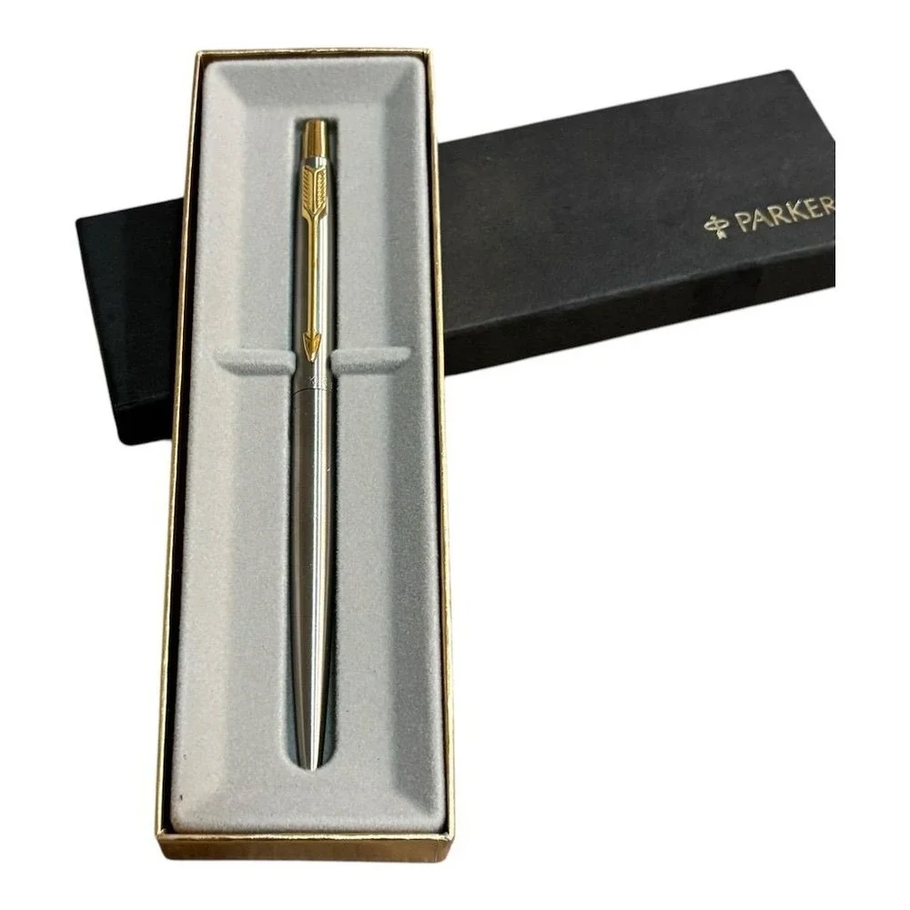 Parker Gold Trim Ballpoint Pen Luxury Writing Instrument‎ Unisex